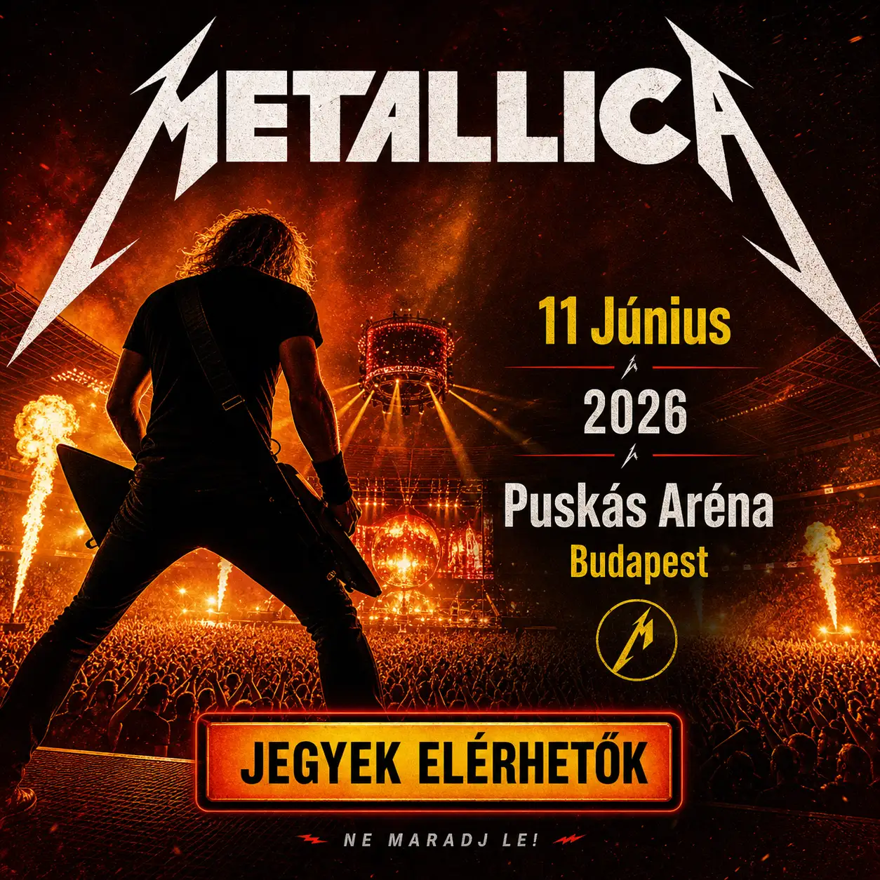 Metallica · тур у Будапешті