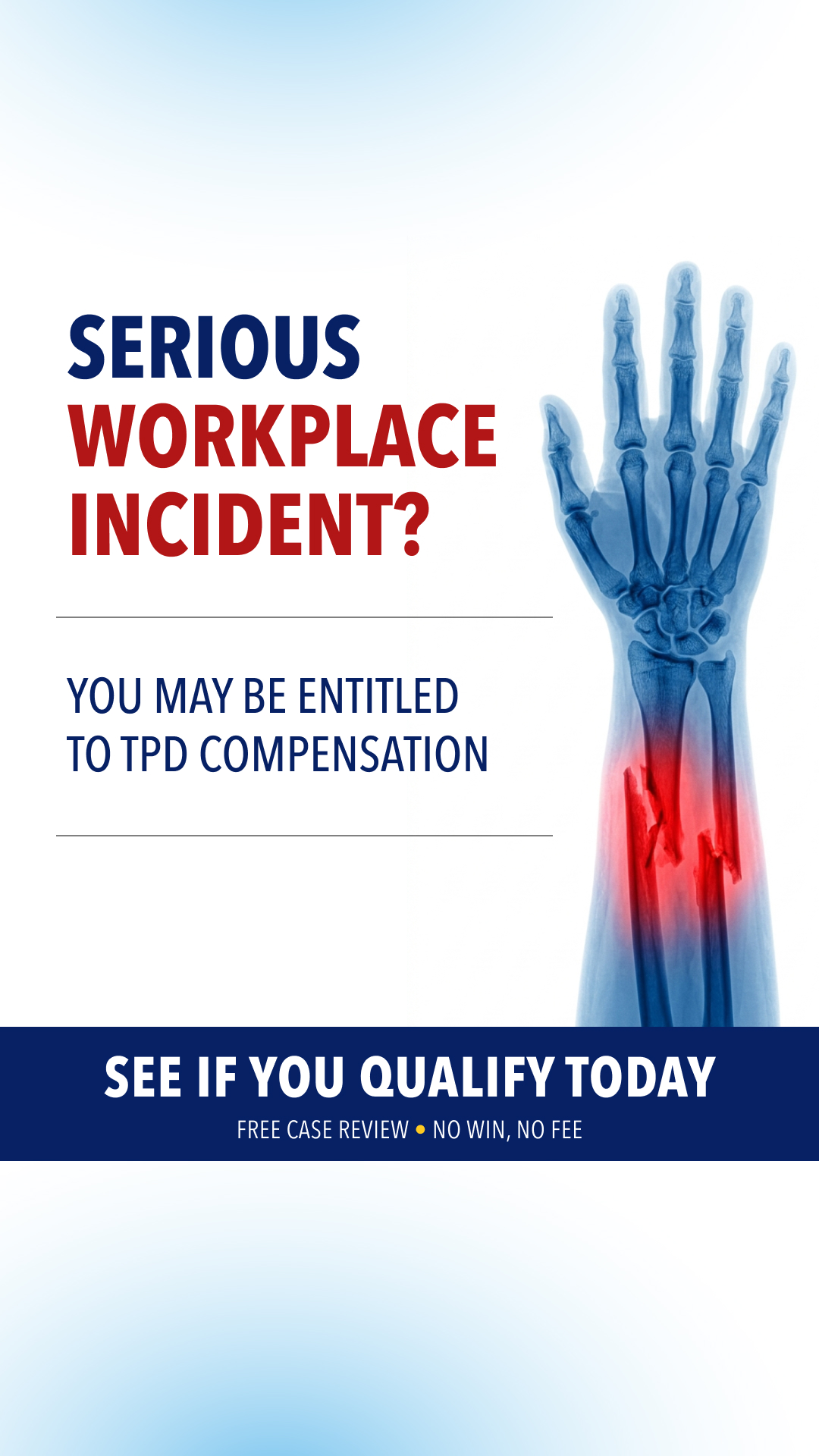 Workplace incident · x-ray