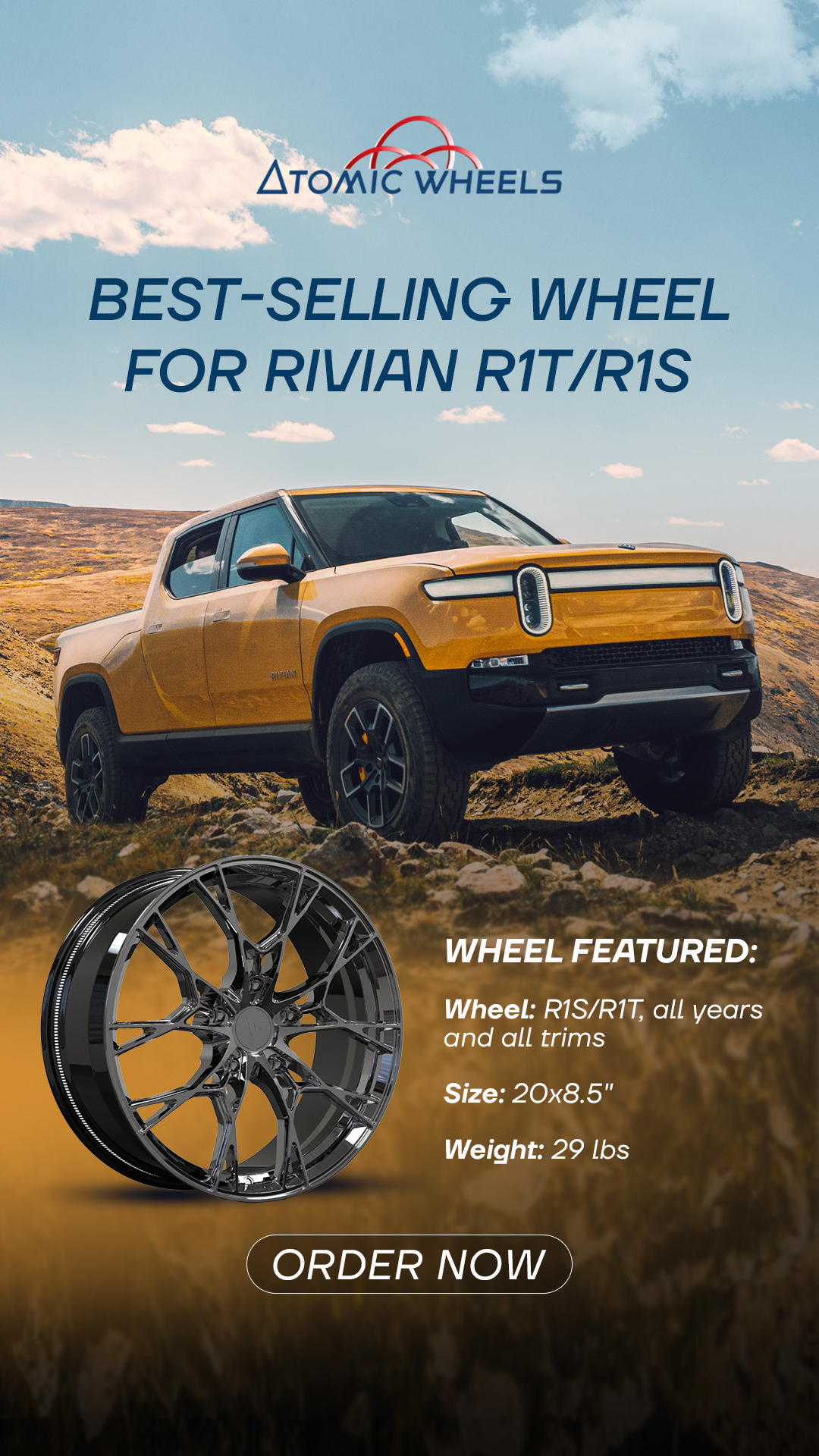 Best-selling wheel · Rivian R1T/R1S